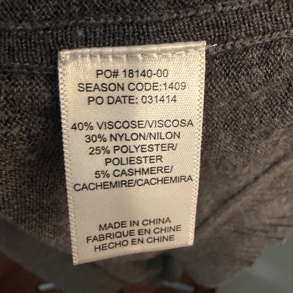 Splendid Gray Poncho Sweater - Picture 7 of 7